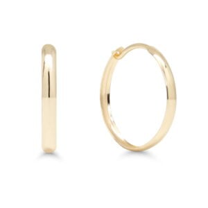 Korvarenkaat Kultaa 1,5mm x 12mm