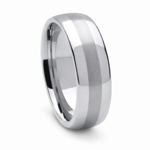 BOSIE tungsten sormus 8 mm mattaraidalla