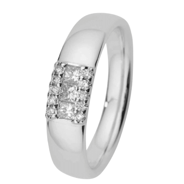Kohinoor timanttisormus 033-T5258V 0,25 W/S/VSBRP ,koko 17