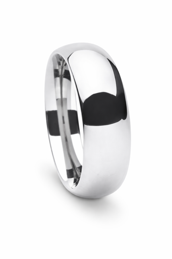 Bosie Tungsten sormus 7,7 mm kestävä volframisormus