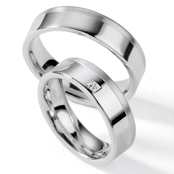 Timanttisormus hopeaa White Style Silver Brilliance 55/01110-060, Collection Ruesch