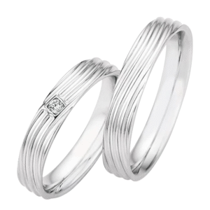 Timanttisormus hopeaa White Style Silver Legends 55/33040-040