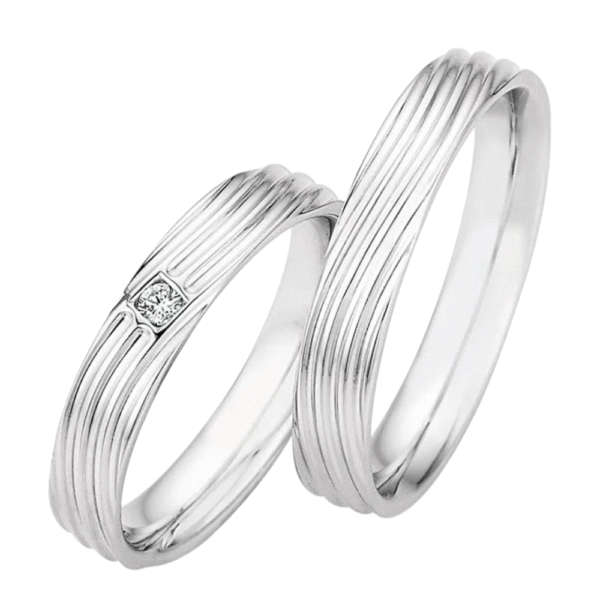Kihlasormus hopeaa White Style Silver Legends 55/33030-040, sormus ilman kiviä