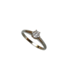 Valkokultainen  timanttisormus 0,25ct ,18k valkokultaa koko 16,5 - Image 3