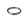 Vintage platina kihlasormus 2,6mm