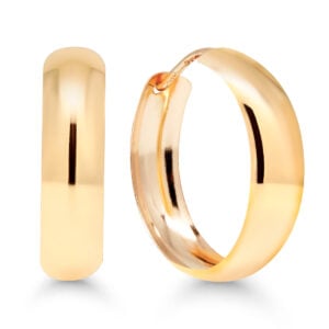 Korvarenkaat Kultaa 4mm x 13mm