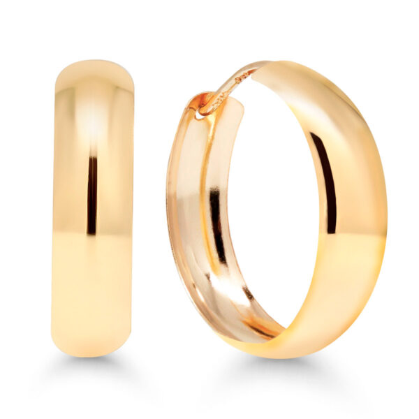 Korvarenkaat Kultaa 4mm x 13mm