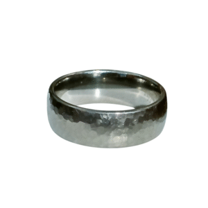 Kihlasormus Titaani Crystal Kuviolla 7mm, sormus ALE