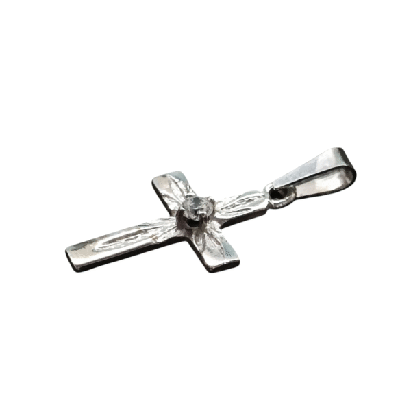 Rippiristi 14k valkokultaa zirkonia 16x12mm - Image 2