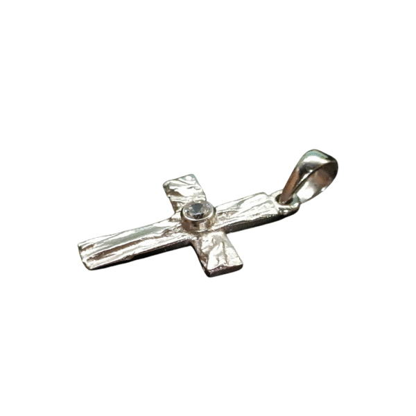 Rippiristi Valkokultaa 20mmx12mm Zirkonia - Image 2