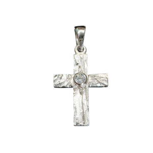 Rippiristi Valkokultaa 20mmx12mm Zirkonia