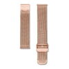 Rosefield – The Boxy – ruusukulta mesh, musta kellotaulu - Image 2