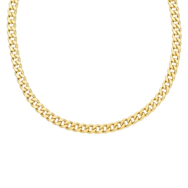 14K keltakultaketju – ontto panssariketju 3,50mm