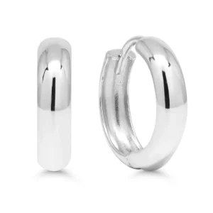 Saranalliset valkokultakorvarenkaat 3,5mm x 13mm sileä