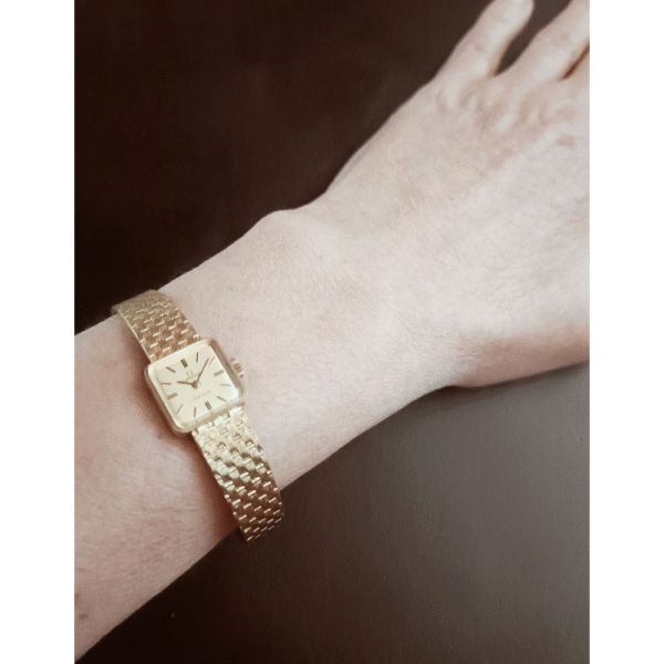 Naisten kultakello 14k Vintage OMEGA BD711.1656, 1970-luku - Image 5