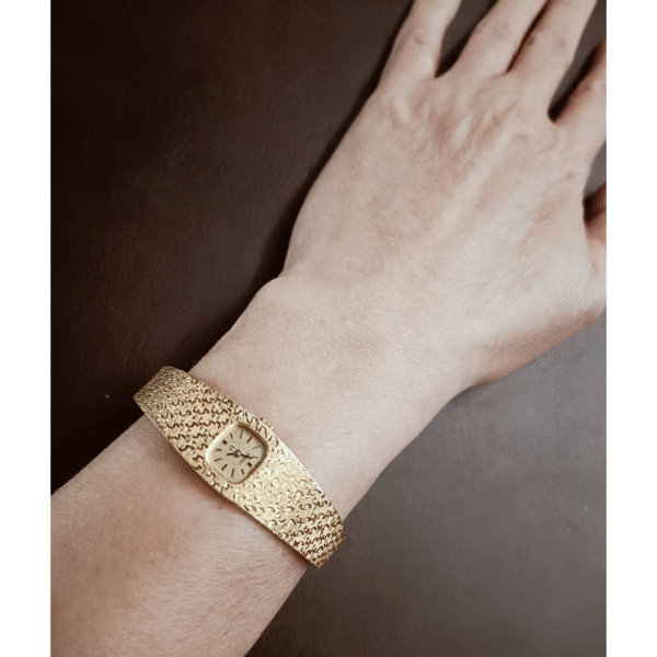 Naisten kultakello 18k Vintage OMEGA BD711.1552, 1970-luku - Image 4