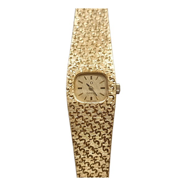 Naisten kultakello 18k Vintage OMEGA BD711.1552, 1970-luku
