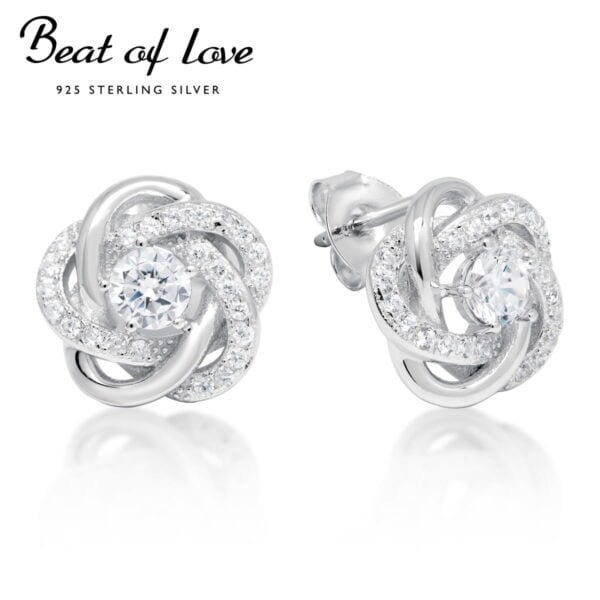 solmu korvakorut zirkoneilla