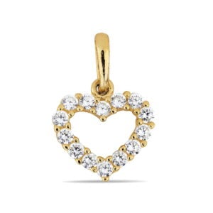 kultariipus sydän zirkoneilla