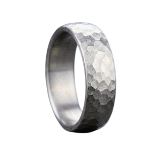 Taottupintainen 5 mm titaanikihlasormus