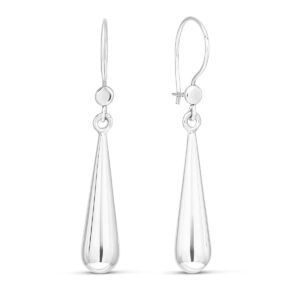 Hopeiset roikkuvat kyynelkorvakorut