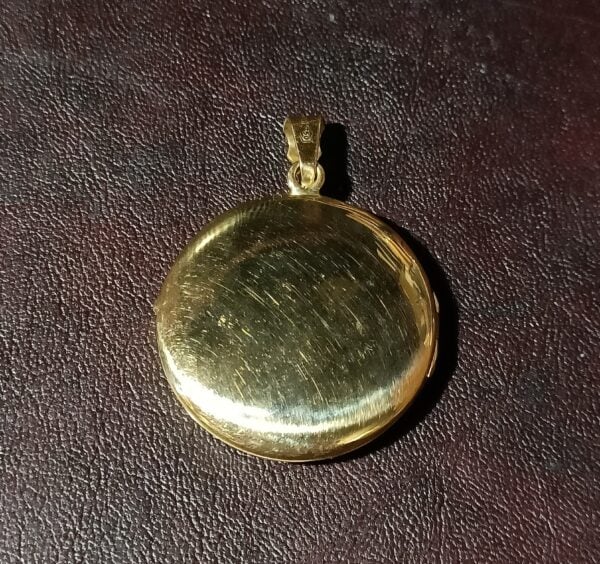 Vintage 18k kultainen medaljonki – Italia 1960–1970-luku – ø 33 mm – käyttämätön - Image 5