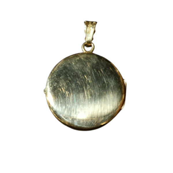 Vintage 18k kultainen medaljonki – Italia 1972 – ø 30 mm – käyttämätön - Image 4