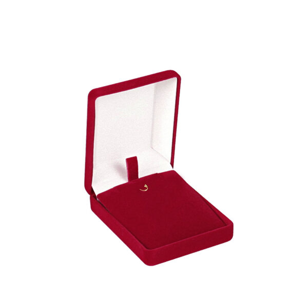 Korurasia koruille – punainen sametti, 5 × 4,5 × 3,5 cm - Image 3