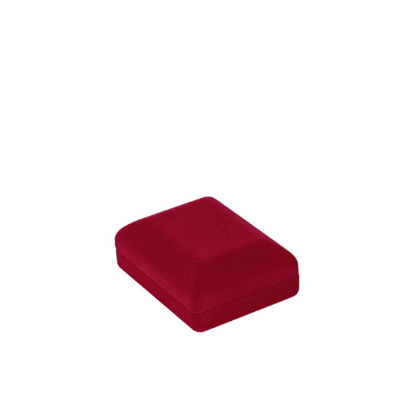 Korurasia koruille – punainen sametti, 5 × 4,5 × 3,5 cm - Image 2