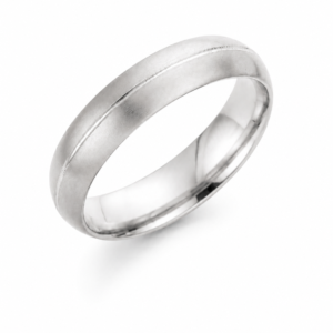 Kivetön titaaninen kihlasormus White Style Titan Brillant 77/07080-055 Collection Ruesch