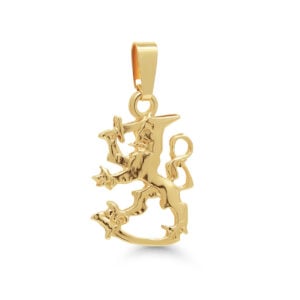 Suomi leijona riipus 14K keltakultaa