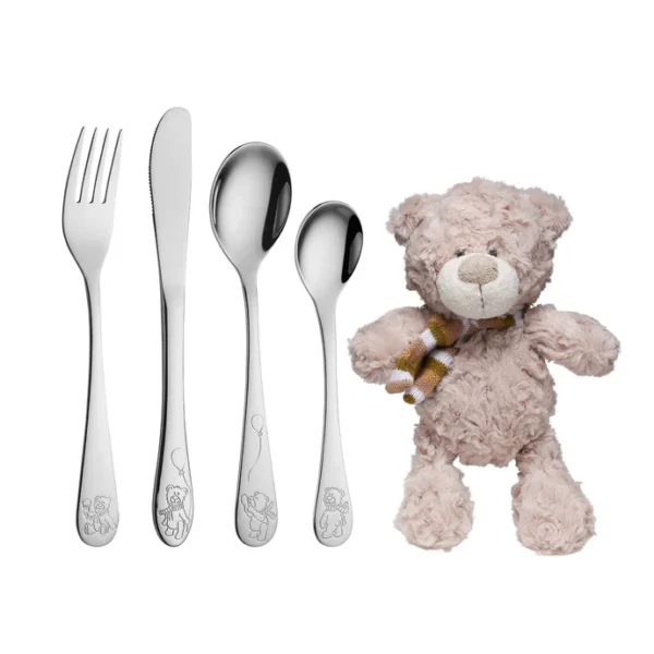 Lasten aterinsetti ja nalle