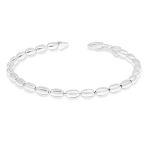 Hopearanneketju Oliivi OVL400 4 mm 925 Sterling-hopeaa