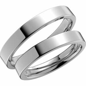 platina kihlasormus 3,5mm Schalins 273-3,5