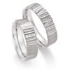 Timanttisormus  titaania White Style Titan Avantgarde 77/21010-060