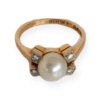 Vintage  helmisormus  14k kultaa