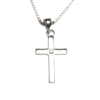 Rippiristi hopeaa 11,8mm x 20,7mm, zirkonia kivi