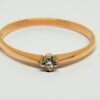 Kultainen timanttisormus 0,04ct