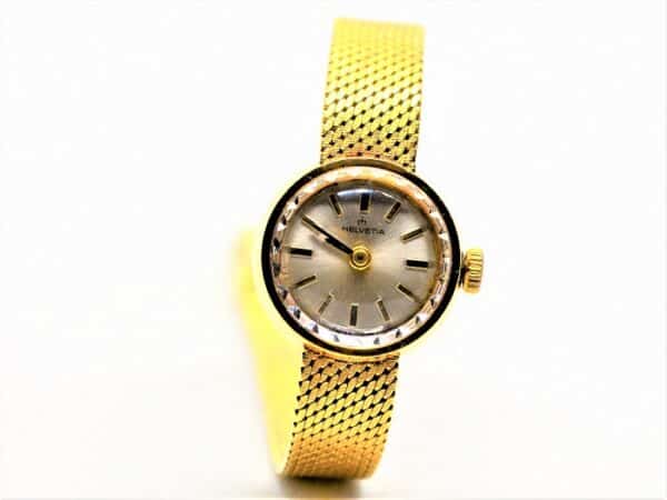 Helvetia Naisten Vintage Kultakello 18k - Image 2
