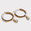 Korvarenkaat 2,5mm x 12mm, 3mm Helmiäishelmi