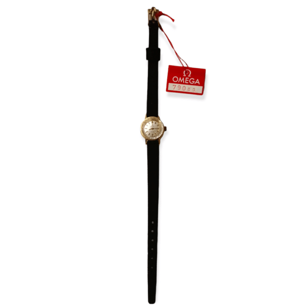 Omega De Ville Vintage Kultakello, valkoinen taulu - Image 2