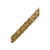 Kultainen kuvioitu x-lenkki ranneketju 18k kultaa - Image 2